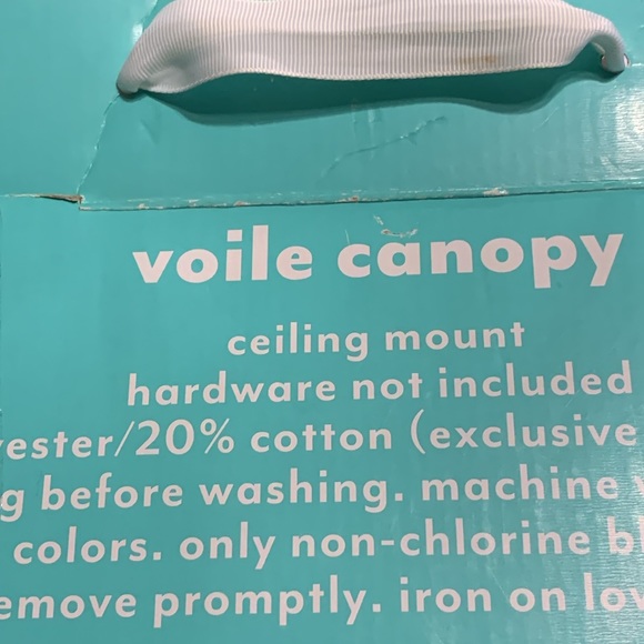 Pillowfort Blue Voile Canopy - Picture 4 of 4